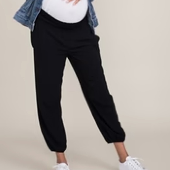 HATCH Weekend Pant - Light-Weight Pants with Smocked Waistband in Black (Size 2) - Picture 1 of 2